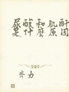 尿酸和肌酐偏高是什么原因