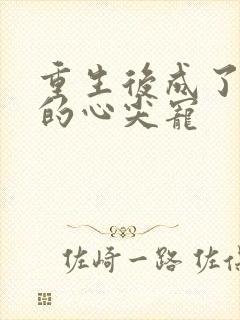 重生后成了首辅的心尖宠