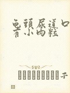 龟头尿道口周围有小肉粒