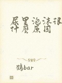 尿里泡沫很多是什么原因