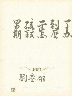 男孩子到了叛逆期该怎么办