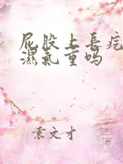 屁股上长疙瘩是湿气重吗