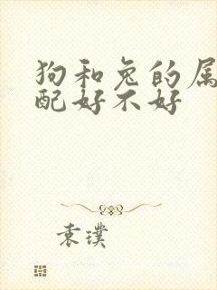 狗和兔的属相婚配好不好