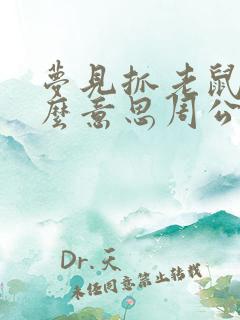 梦见抓老鼠是什么意思周公解梦