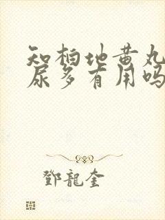 知柏地黄丸对夜尿多有用吗