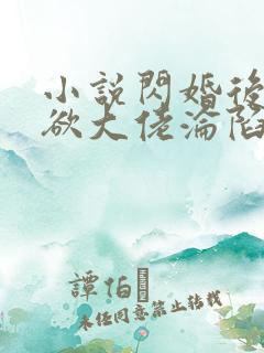 小说闪婚后,禁欲大佬沦陷了全文阅读