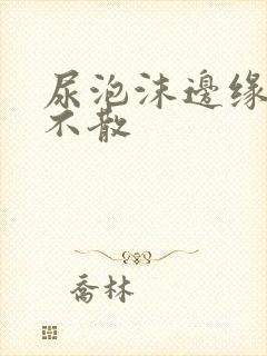 尿泡沫边缘一圈不散