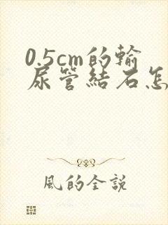 0.5cm的输尿管结石怎么治疗