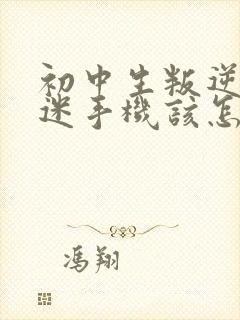 初中生叛逆期沉迷手机该怎么管