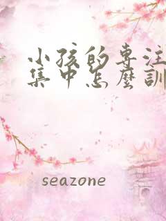 小孩的专注力不集中怎么训练