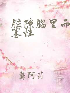 腔隙脑里面梗塞塞性