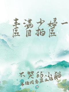 丰满少妇一区二区自拍区