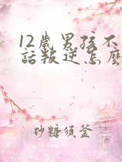 12岁男孩不听话叛逆怎么办