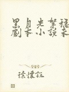 黑月光拿稳be剧本小说未删减