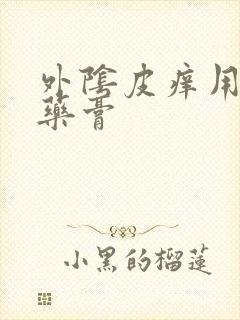 外阴皮痒用什么药膏