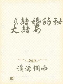 《结婚的秘密》大结局