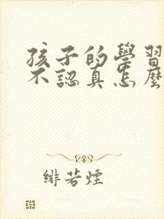 孩子的学习态度不认真怎么办