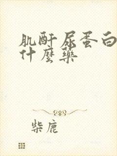 肌酐尿蛋白高吃什么药