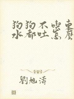 狗狗不吃东西喝水都吐怎么办