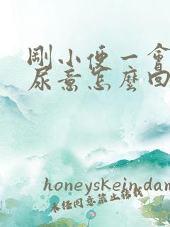 刚小便一会又有尿意怎么回事