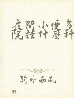 夜间小便多去医院挂什么科