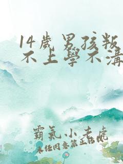 14岁男孩叛逆不上学不沟通