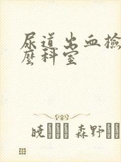 尿道出血检查什么科室