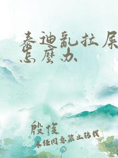 泰迪乱拉屎拉尿怎么办