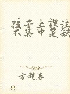 孩子上课注意力不集中是缺啥