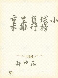 重生篮球小说完本排行榜