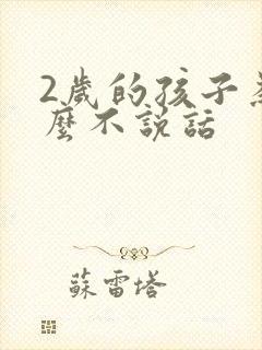 2岁的孩子为什么不说话