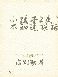 小孩子2岁了还不知道说话怎么办