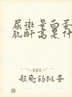 尿微量白蛋白/肌酐高是什么原因