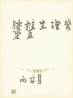 腰椎生理弯曲稍变直