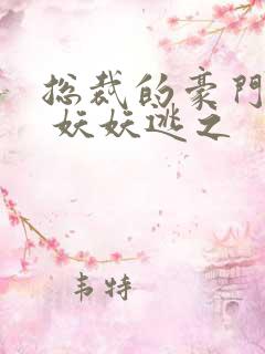 总裁的豪门前妻 妖妖逃之