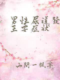 男性尿道发炎的主要症状