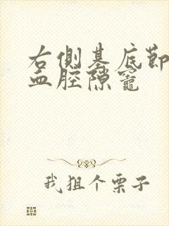 右侧基底节区缺血腔隙灶