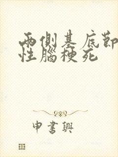 两侧基底节腔隙性脑梗死