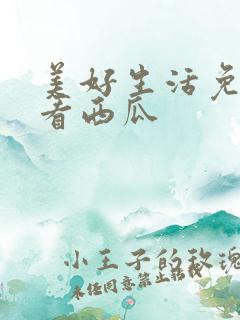 美好生活免费观看西瓜