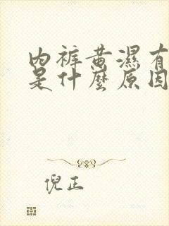 内裤黄湿有异味是什么原因引起的