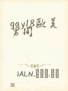 gay18欧美男同
