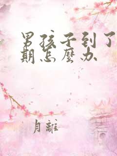 男孩子到了叛逆期怎么办