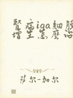 肾病iga细膜增生怎么治