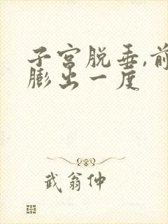 子宫脱垂,前壁膨出一度