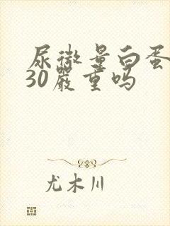 尿微量白蛋白高30严重吗