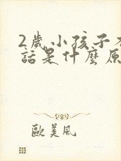 2岁小孩子不说话是什么原因