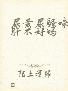 尿黄尿骚味重是肝不好吗