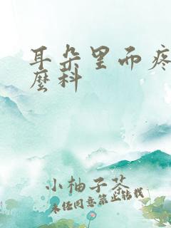 耳朵里面疼看什么科