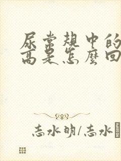 尿常规中的细菌高是怎么回事