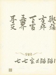 耳垂下方与脸颊交界处疼痛